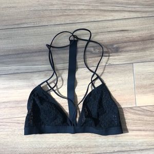 Free People black lace bralette in XS